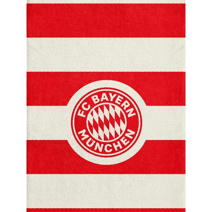 FC Bayern München Handtuch FC Bayern Handtuch Rot/Weiß, Baumwolle – Bild 2