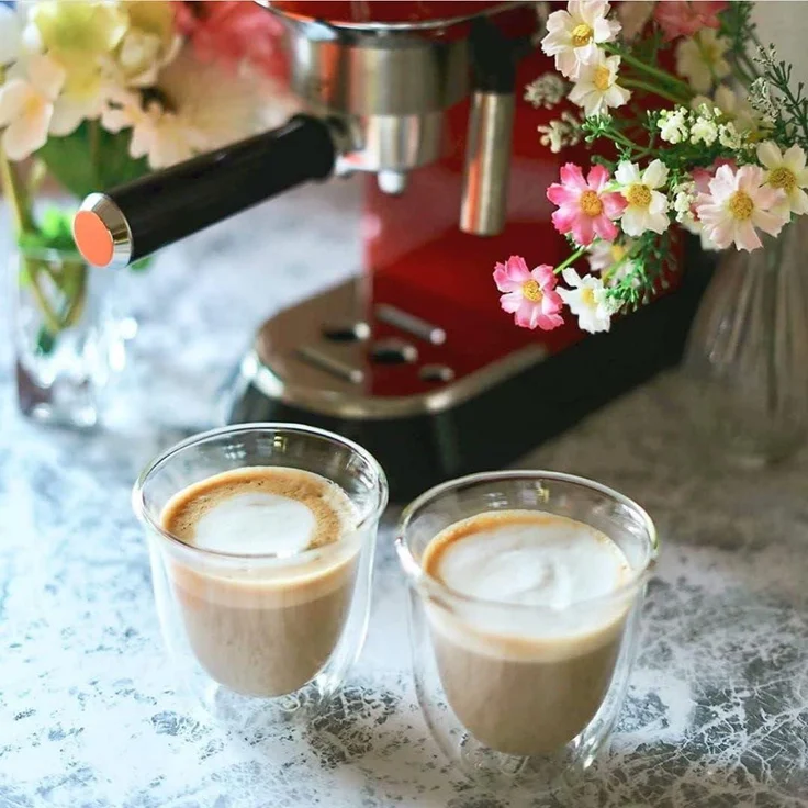 De Longhi Doppelwandige Thermogläser Cappucino – Bild 4