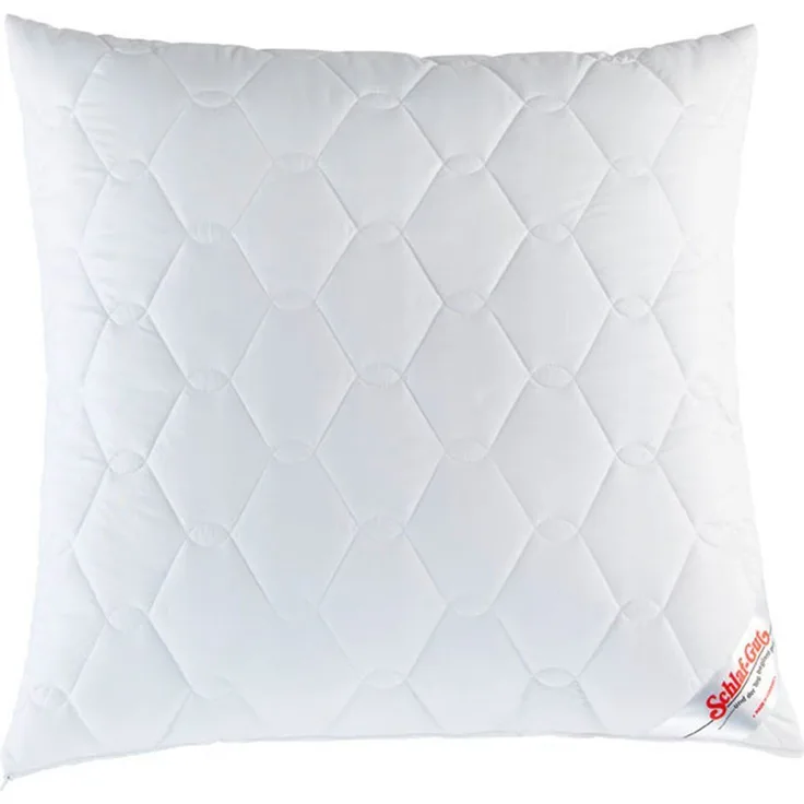 Schlaf-Gut Tencel Kopfkissen gesteppt mit Reißverschluss 80x80 cm