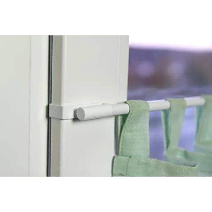 Deco-Raum Spannvitrage Gardinenstange für Fenster Spannstange auf den Fensterflügel – Bild 9