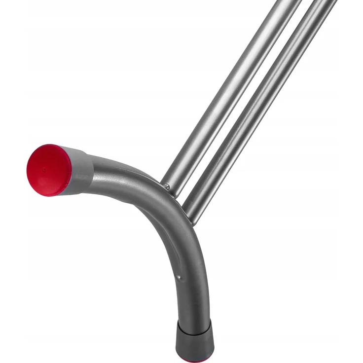 KADAX Bügelbrett 120 x 38 cm breit, Tischplatte, faltbarer Bügeleisenhalter – Bild 8