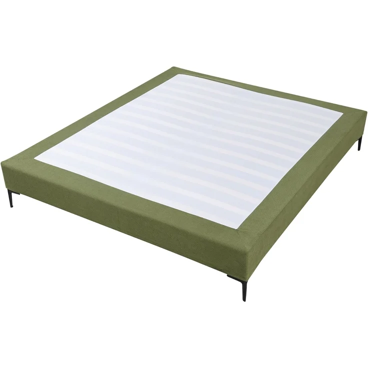 Doppelbett Lilla mit Matratze Cord 160x200 cm Grün [en. casa] – Bild 5