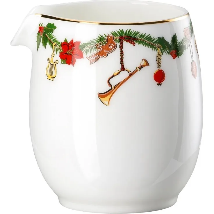 Milchkännchen Nora Christmas Hutschenreuther Milch und Zucker, Spülmaschinengeeignet