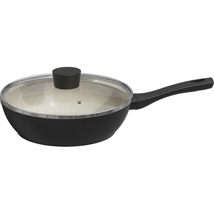 Michelino Nora New Line Pfanne mit Glasdeckel ø24 cm - Induktionsgeeignet