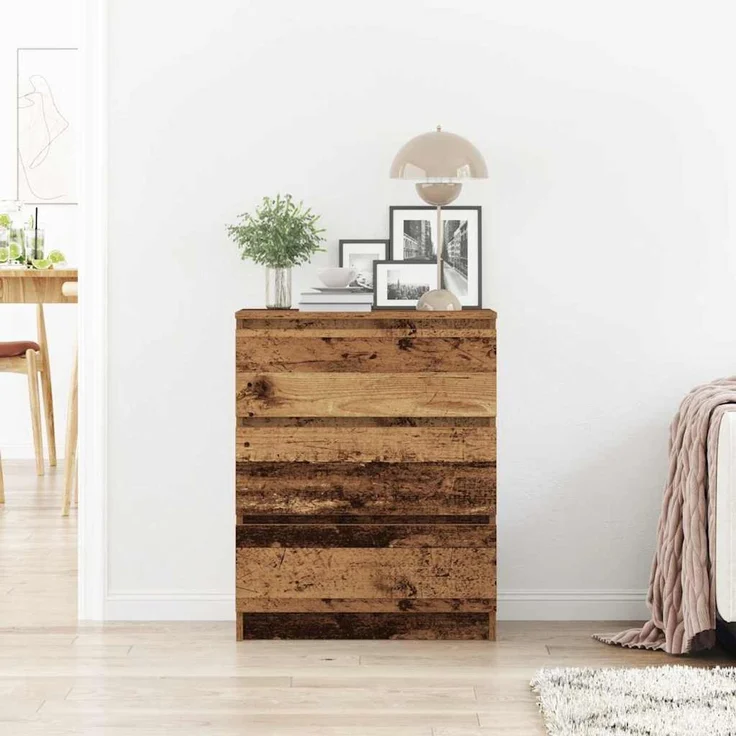 vidaXL Sideboard Altholz-Optik 60x35x76 cm Holzwerkstoff 862491 – Bild 3