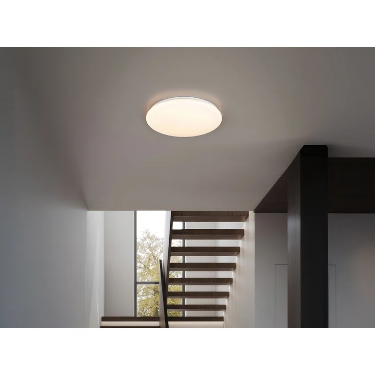LED Deckenleuchte CETUS flach mit Fernbedienung, dimmbar, RGB, Weiß, Ø 48,5cm – Bild 5