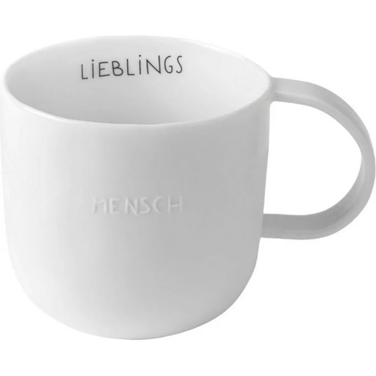 Räder Tasse räder Guten Morgen Tasse Lieblingsmensch Porzellan Weiß, Porzellan – Bild 2