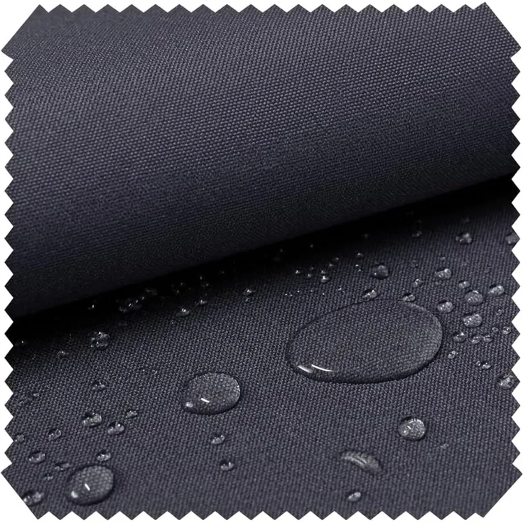 NOVELY® Sunset Oxford 420D - Polyesterstoff Extrem Reißfest Dicht | UV-beständig Waterproof | Polyester Garten Stoff 1 lfm Outdoor Meterware Wasserdicht Farbe: 40 Dunkelgrau Graphit DGP Dark Graphite