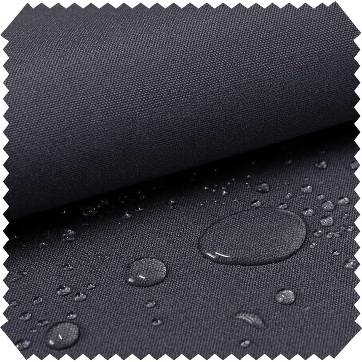 NOVELY® Sunset Oxford 420D - Polyesterstoff Extrem Reißfest Dicht | UV-beständig Waterproof | Polyester Garten Stoff 1 lfm Outdoor Meterware Wasserdicht Farbe: 40 Dunkelgrau Graphit DGP Dark Graphite – Bild 1