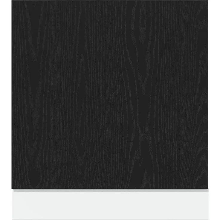 vidaXL Geschirrspülerblende Lyon Schwarz Eichen-Optik 60x1,5x67 cm 863151 – Bild 4
