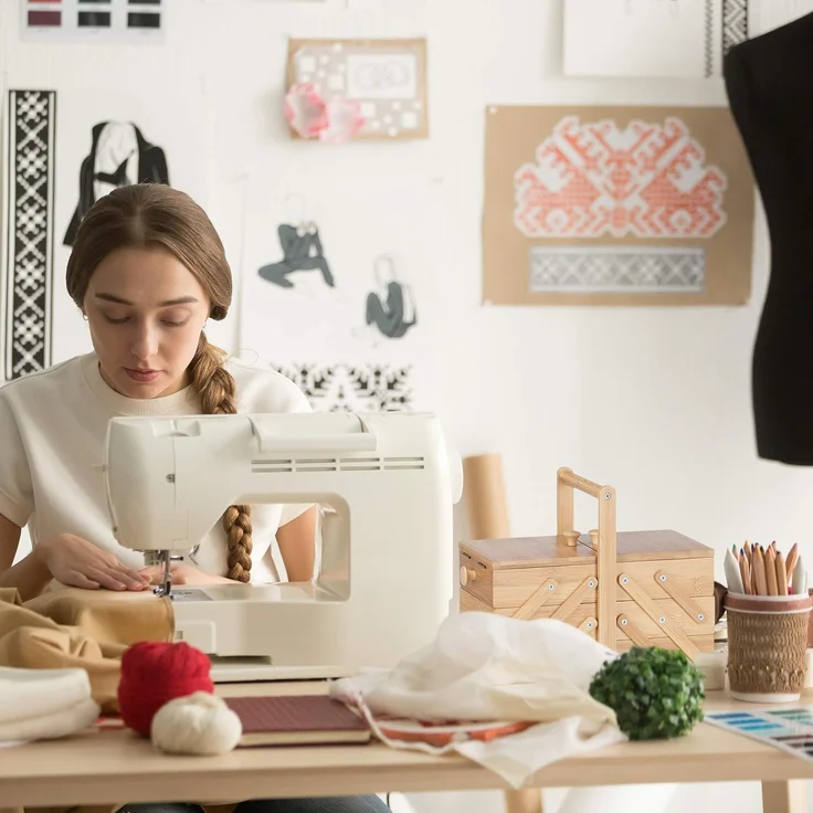 Nähkästchen klein aus Bambus 10022204 – Bild 5