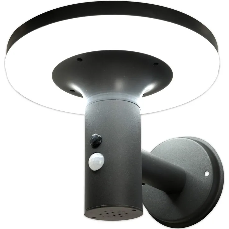 Kynast Solar LED Wandleuchte 24x21x16 cm IP44 mit Bewegungsmelder