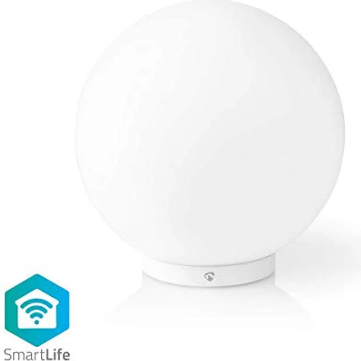 NEDIS SmartLife Stimmungslicht Wi-Fi, Rund, 360 lm, RGB/Warm bis kühlweiß, 2700-6500 K, 5 W, Glas, 1 Stück – Bild 2
