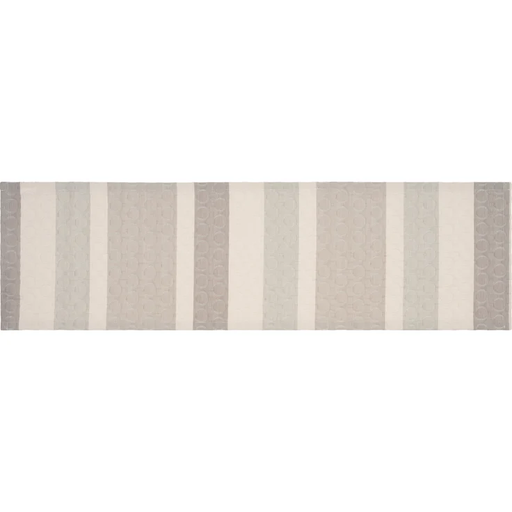 GÖZZE Tischläufer RIO GRANDE stein BL 40x140 cm grau Tischdecke Tischband – Bild 1