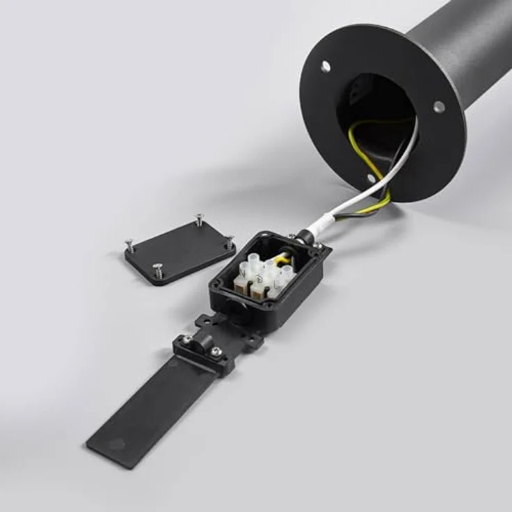 Lucande Außen-Stehlampe Fenia, LED 13 W gesamt, warmweiß – Bild 10