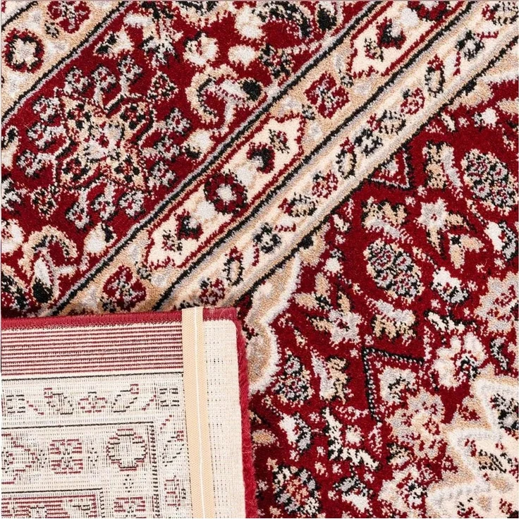 Vimoda Orientteppich Klassisch Orient Teppich Wohnzimmer Dunkel Rot Stil Ornament, Rechteckig, Höhe: 11 mm, Orient Läufer dicht gewebt in bester Qualität – Bild 4