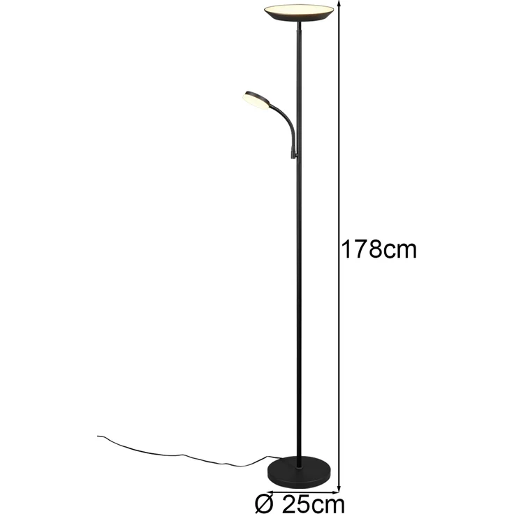 LED Stehleuchte mit Lesearm SPECTER – Bild 3