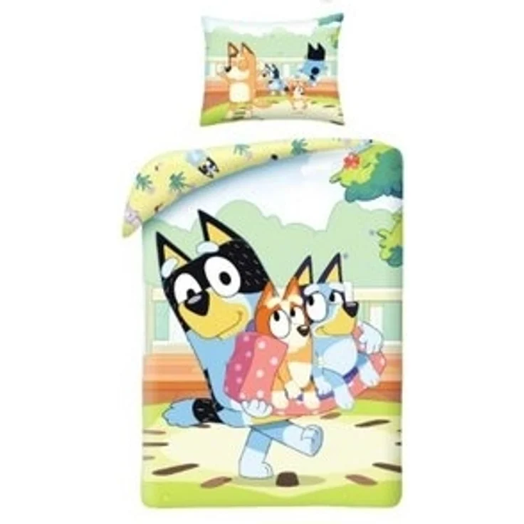Bluey Kinder-Bettwäsche-Set – Bettbezug 140x200 cm + Kissenbezug 60x70 cm aus Mikrofaser – Bild 3