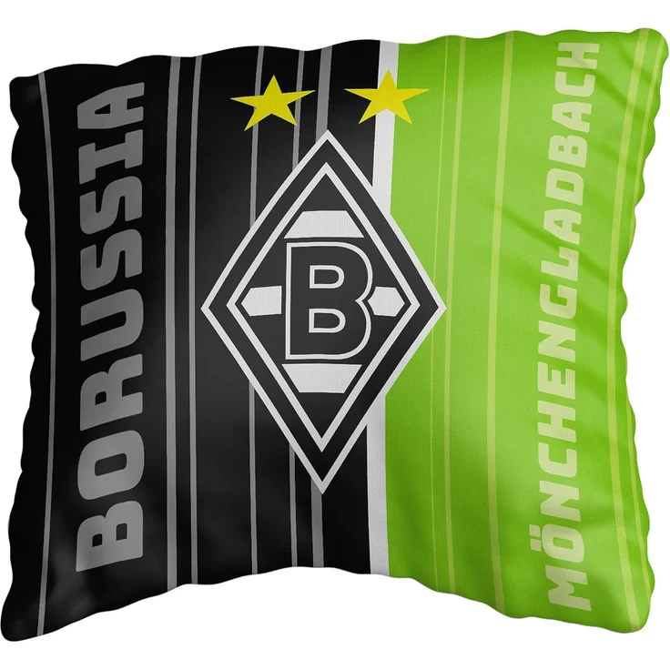 BERONAGE Dekokissen Borussia Mönchengladbach Die Fohlen Elf 40 x 40 Fußballkissen – Bild 2
