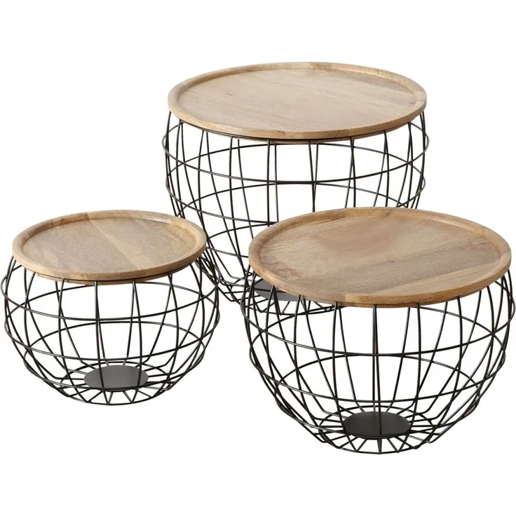 Boltze Ayris Tisch 24-40 cm 3tlg.