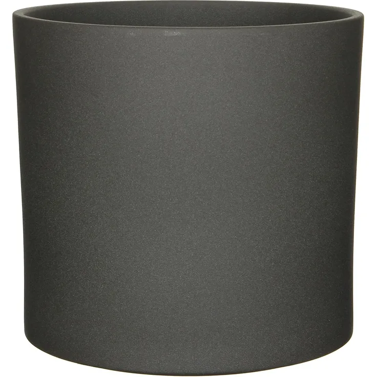 Mica Decorations Blumentopf Keramik Era Ø 32,5 x 31 cm dunkel grau