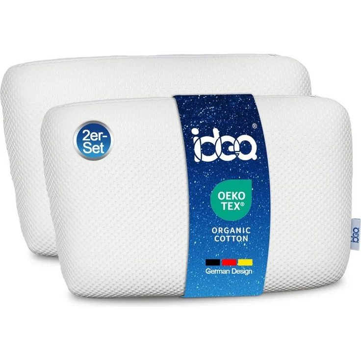 Esun Kopfkissen Kopfkissen, Ergonomisches Memory Foam Kissen, Nackenkissen, Kissen, Füllung: Rückstellschaum, Rückenschlafer, Seitenschlafer, Bauchschlafer, Set, Seitenschlafer, Rückenschlafer, Bauchschlafer, Set, Kissen, Kopfkissen, Kopfkissen für Sei... – Bild 5