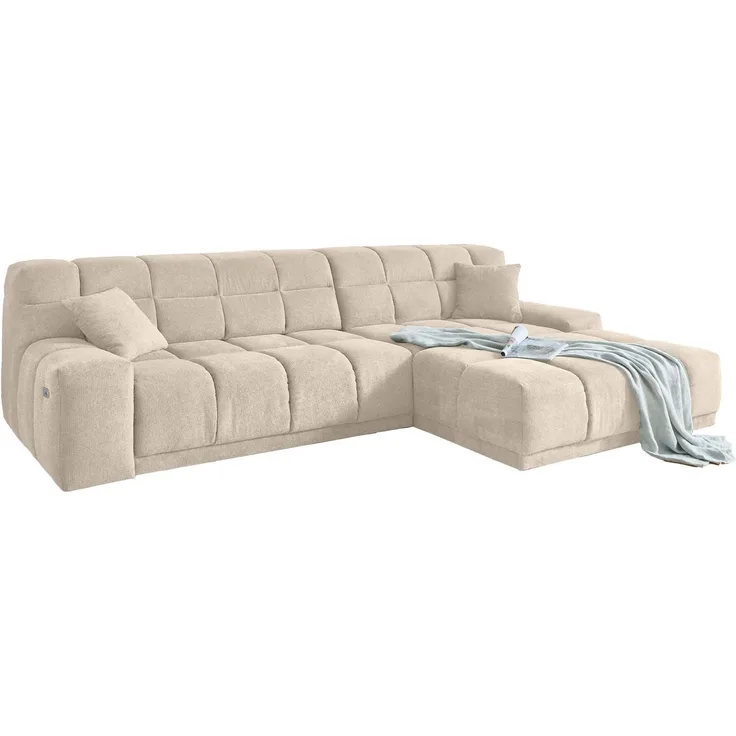 Wohnlandschaft Lacona / London, Stoff, Beige
