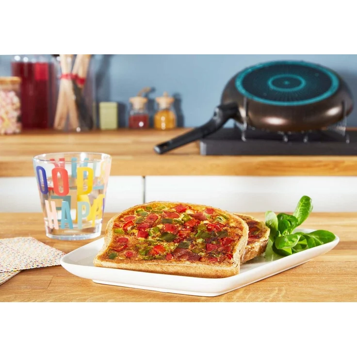 Tefal Easy Cook & Clean Bratpfanne 32 cm, Antihaftbeschichtung, Thermo-Signal Temperaturindikator, Schwarz, B5550833 – Bild 4