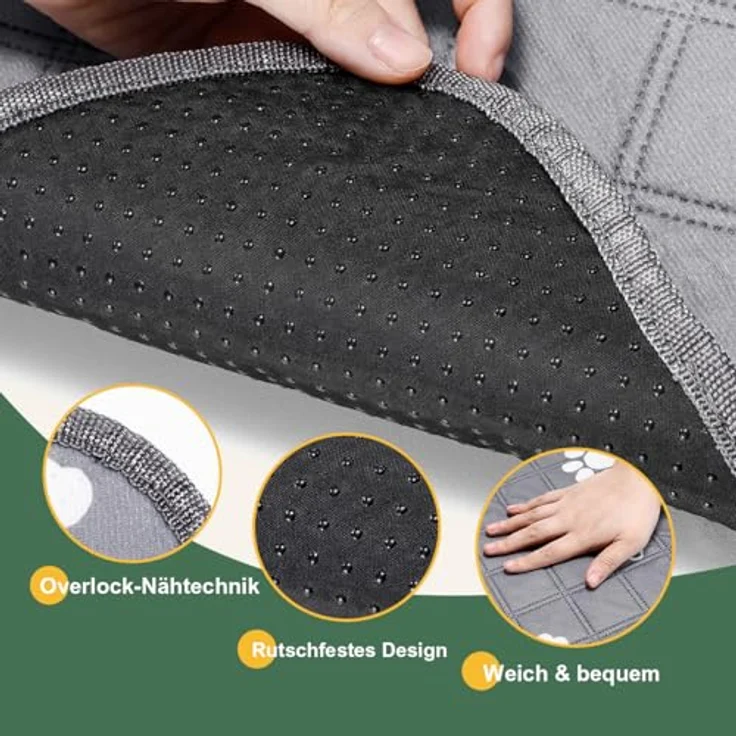 Gimars 2er 60×50 cm Extra Saugstark und Dick Welpenunterlagen waschbar Wiederverwendbare Hundetrainingspads Auslaufsicher und rutschfest Puppy Pads für Welpentraining Hunde Katzen Kaninchen – Bild 3