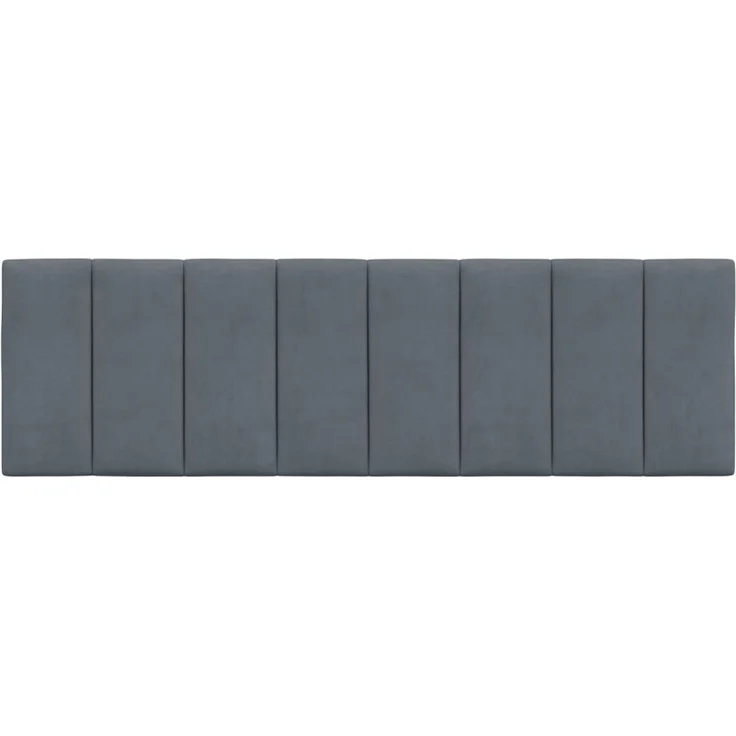 vidaXL Kopfteil-Kissen Dunkelgrau 160 cm Samt 374676 – Bild 5