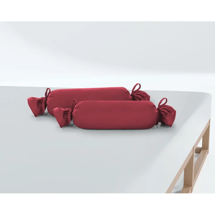 biberna Feinjersey-Kissenbezug, 2-teilig, rost, 15x40 cm – Bild 3