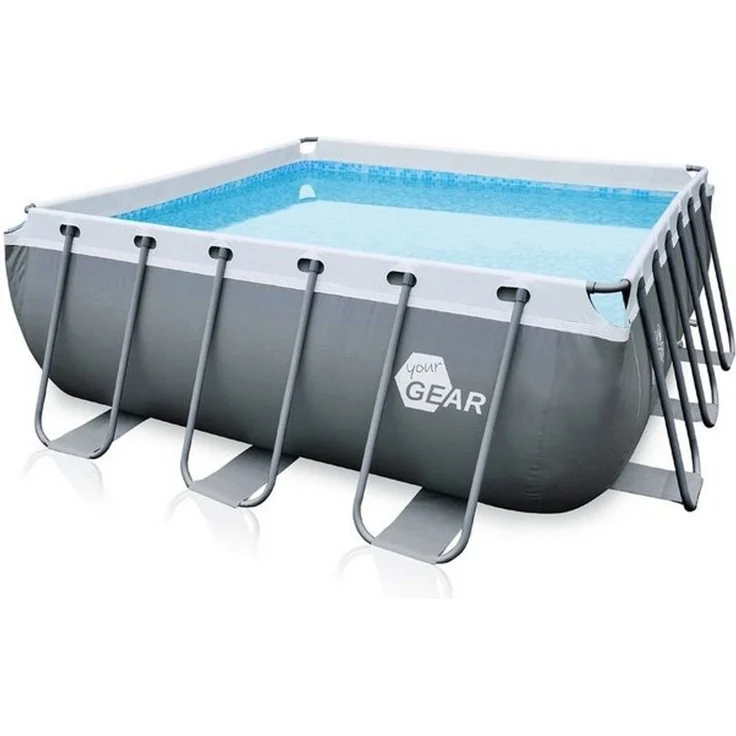 yourGEAR Rechteckpool Familien Pool 3x3x1m Gartenpool Schwimmbecken Schwimmbad Planschbecken – Bild 4