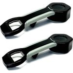 HAC24 Multiöffner 2x Universalöffner Universal Deckelöffner Glasöffner Vielzwecköffner, 4in1 Kunststoff mit Flaschenöffner