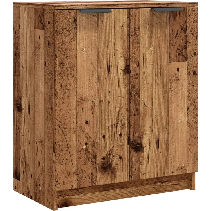 vidaXL Schuhschrank Altholz-Optik 59x35x70 cm Holzwerkstoff 856989 – Bild 1