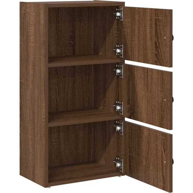 vidaXL Bücherregal Braun Eichen-Optik 40x24x77 cm Holzwerkstoff 860370 – Bild 2