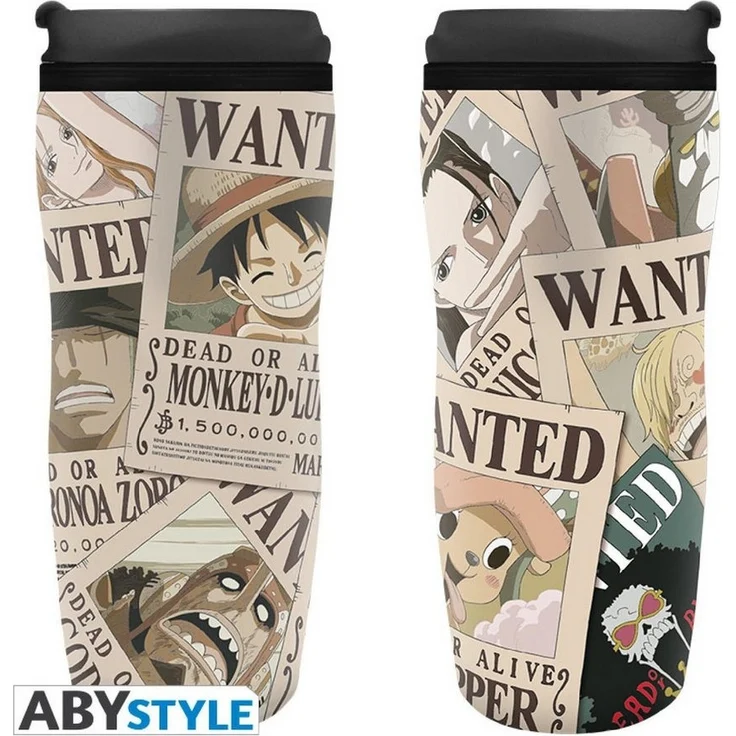 ABYstyle Tasse ONE PIECE - Travel Tasse/Becher Wanted – Bild 1