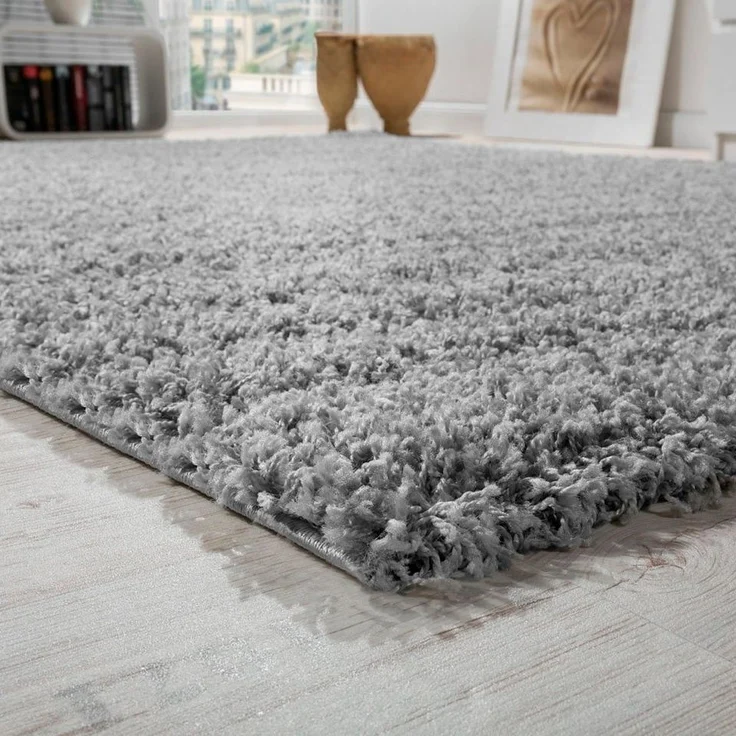 Paco Home Hochflor-Teppich Sky 250, rechteckig, Höhe: 34 mm, gewebt, Uni-Farben, intensive Farbbrillanz, auch als Läufer erhältlich – Bild 1
