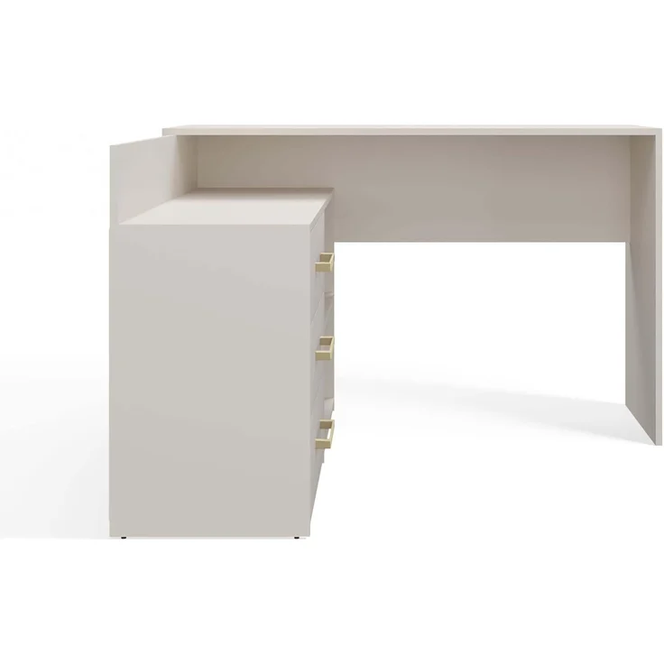 TOPESHOP Schreibtisch geräumiger Schreibtisch kompakt, Tiefe: 50 cm Breite: 120 cm Höhe: 76 cm – Bild 5
