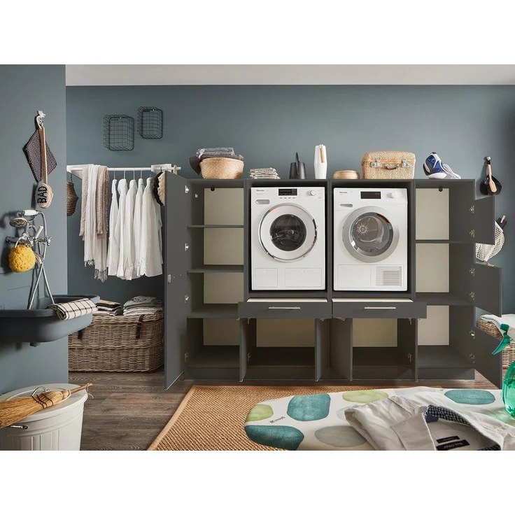 Laundreezy Mehrzweckschrank-Set LAUNDREEZY LDSK14, Breite 235 cm – Bild 4