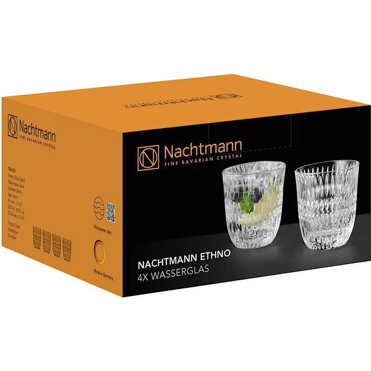 NACHTMANN 106705 ETHNO Wasserglas 4er Set – Bild 4
