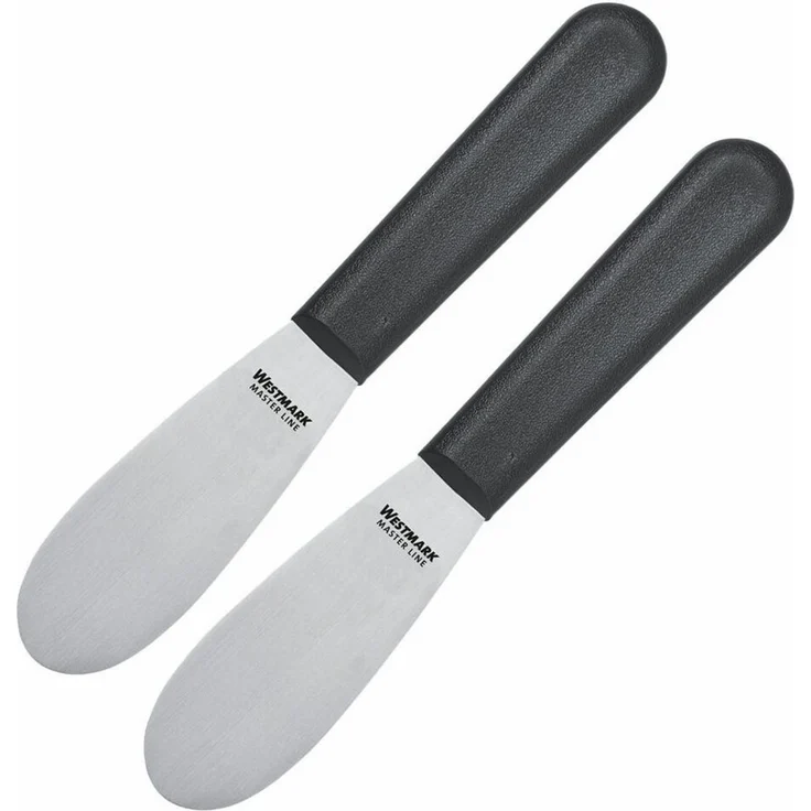 WESTMARK Buttermesser 2 Stück, Klingenmaß: 3,3 x 8,5 cm, Länge: 18,5 cm, Profi Messer Master – Bild 2