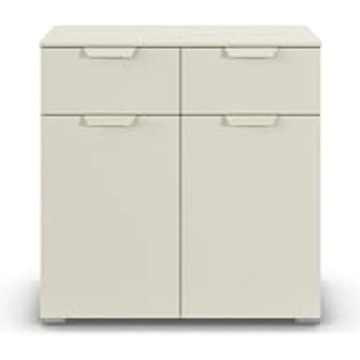 rauch Aditio Box, Kommode, 2-türig, 2 Schubladen, mit Softclose-Funktion, Farbe Beige, BxHxT 80x81x42cm – Bild 6