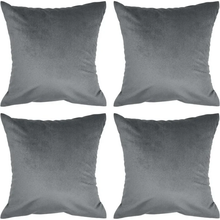 Amilian Kissenbezüge - 4er Set Kissenbezug - Zierkissenbezüge - Kissenhüllen, (4 Stück), 40x40 cm, Kissenhülle für Kissen, Zierkissen, Sofakissen, Dekokissen – Bild 4