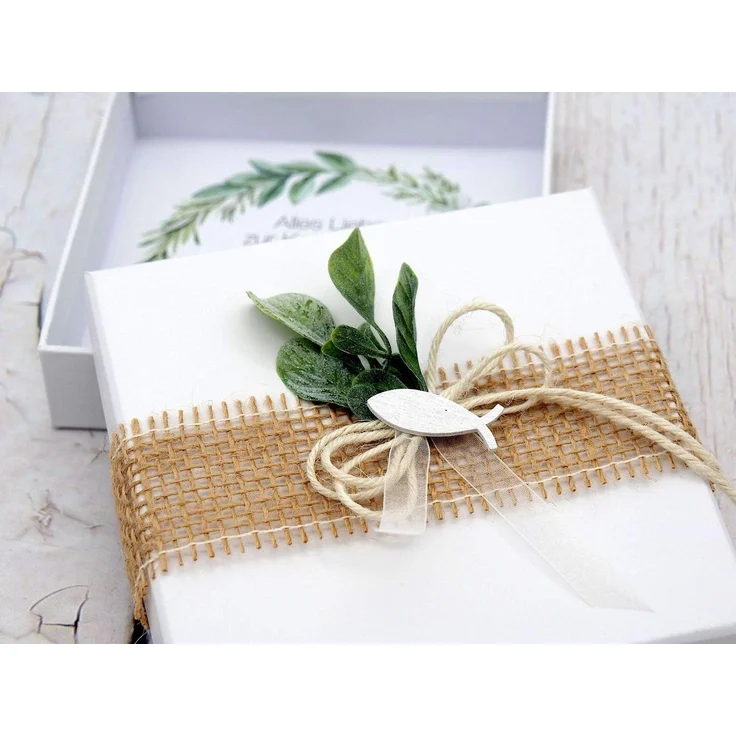 ZauberDeko Geschenkbox Geldgeschenk MIT NAME Kommunion Konfirmation Fisch Eukalyptus – Bild 7
