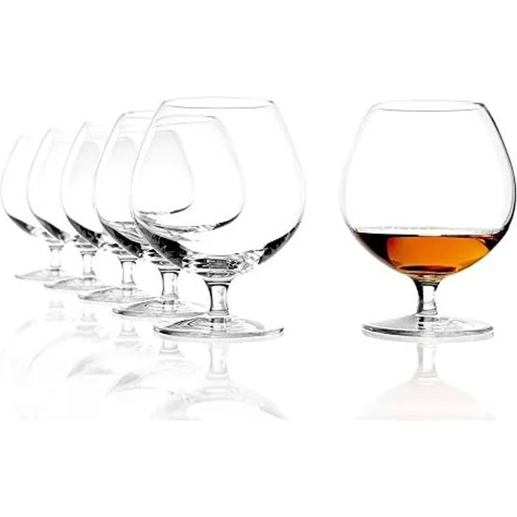 Stölzle 6er Set Lausitz Cognacschwenker Milano 585 ml Cognac Gläser spülmaschinenfest