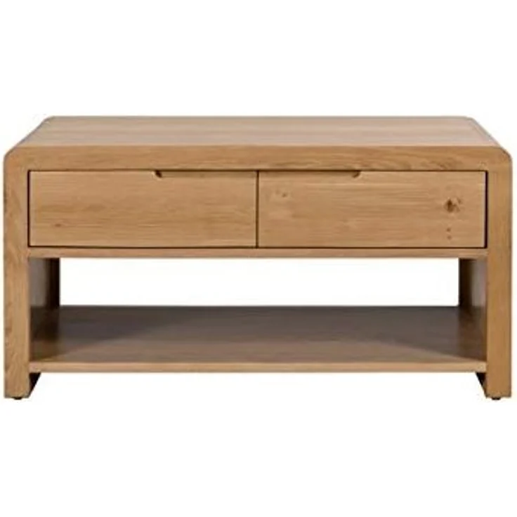 Julian Bowen Curve Couchtisch, Eiche – Bild 2