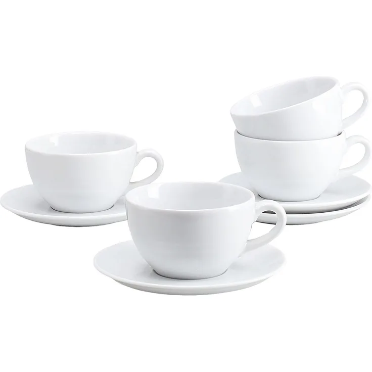 Bistrot Weiss, Cappuccino Set 8-tlg (mo)