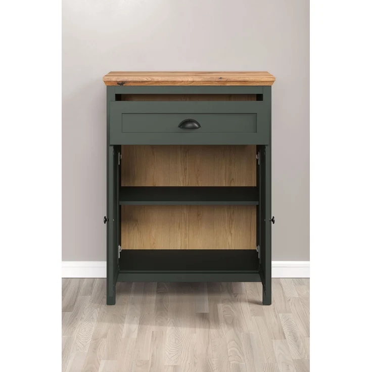 Garderobe Set Stanton in grün und Eiche Landhaus 260 x 198 cm – Bild 13
