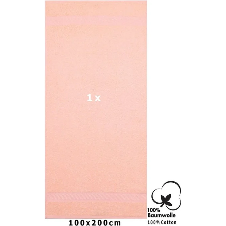 Betz Badetuch Palermo groß XXL Größe 100 x 200 cm Saunatuch, 100% Baumwolle (1 Stück, 1-St) – Bild 2