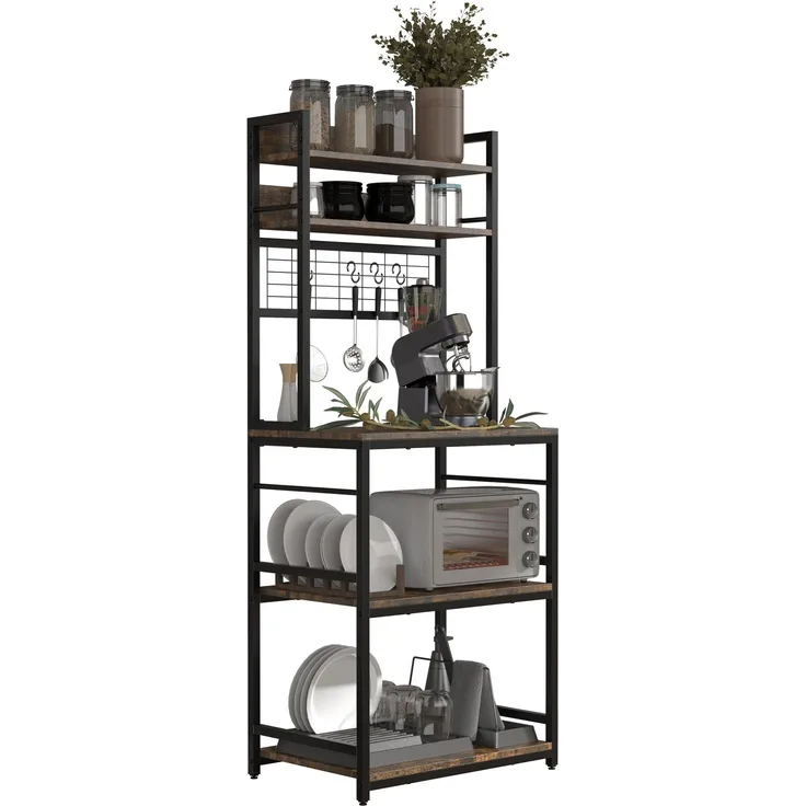 VCM Küchenmöbel Unterschrank Kolari 920382 Eiche Vintage H. 150 x B. 60 x T. 40 cm